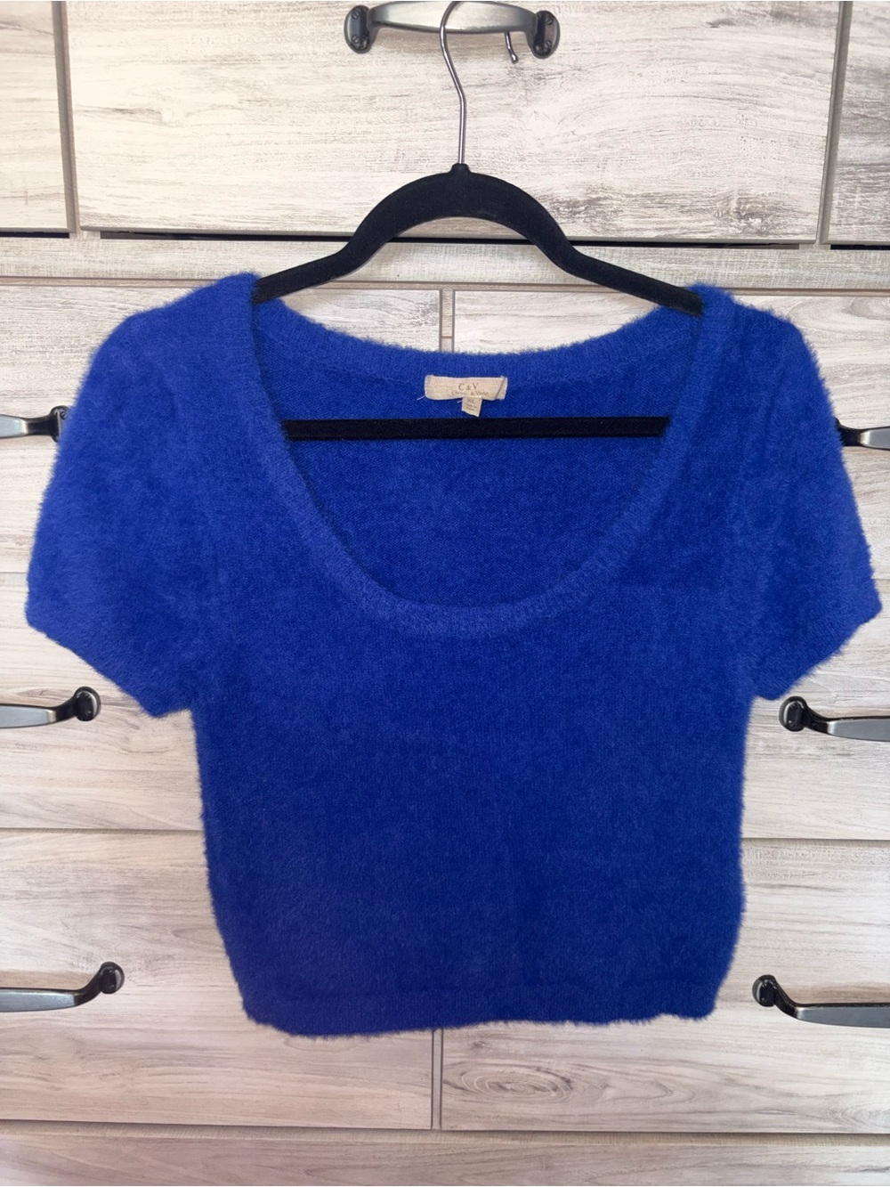 Chelsea & Violet Cropped Sweater Top